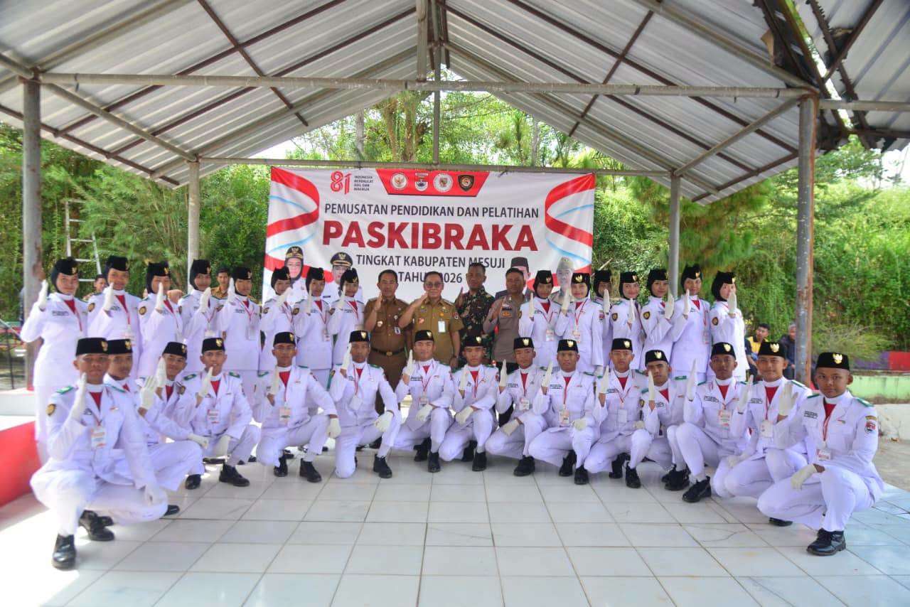 Pemusatan Pendidikan dan Pelatihan PASKIBRAKA tingkat Kabupaten Mesuji.