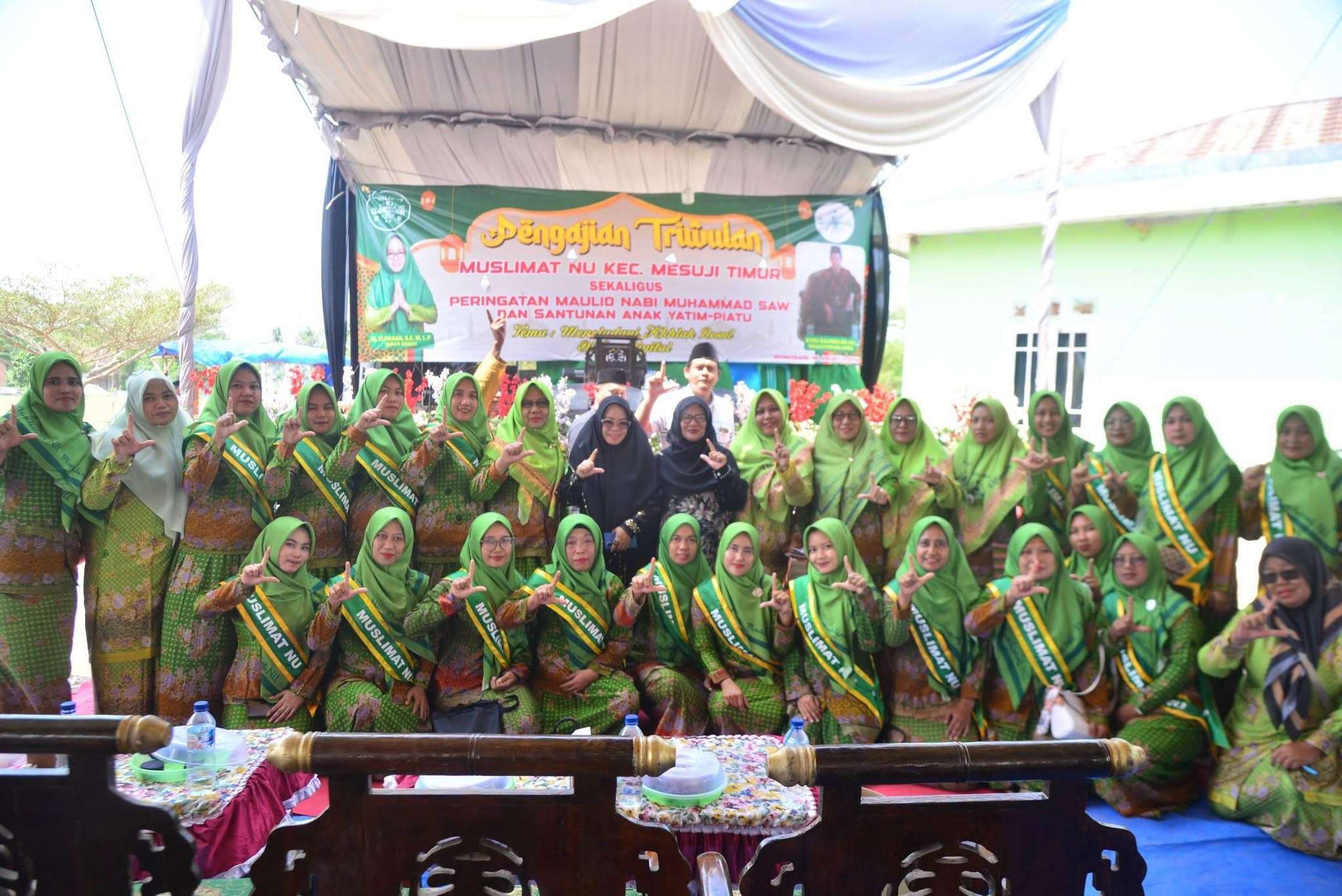 Pengajian Triwulan Nahdlatul Ulama dan Santunan anak yatim