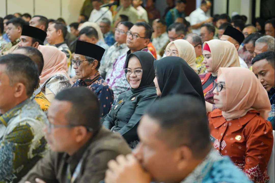 Bupati Mesuji Hj. ELFIANAH, S.E., M.IP. menghadiri Rapat Koordinasi Kepala Daerah se-Sumatera
