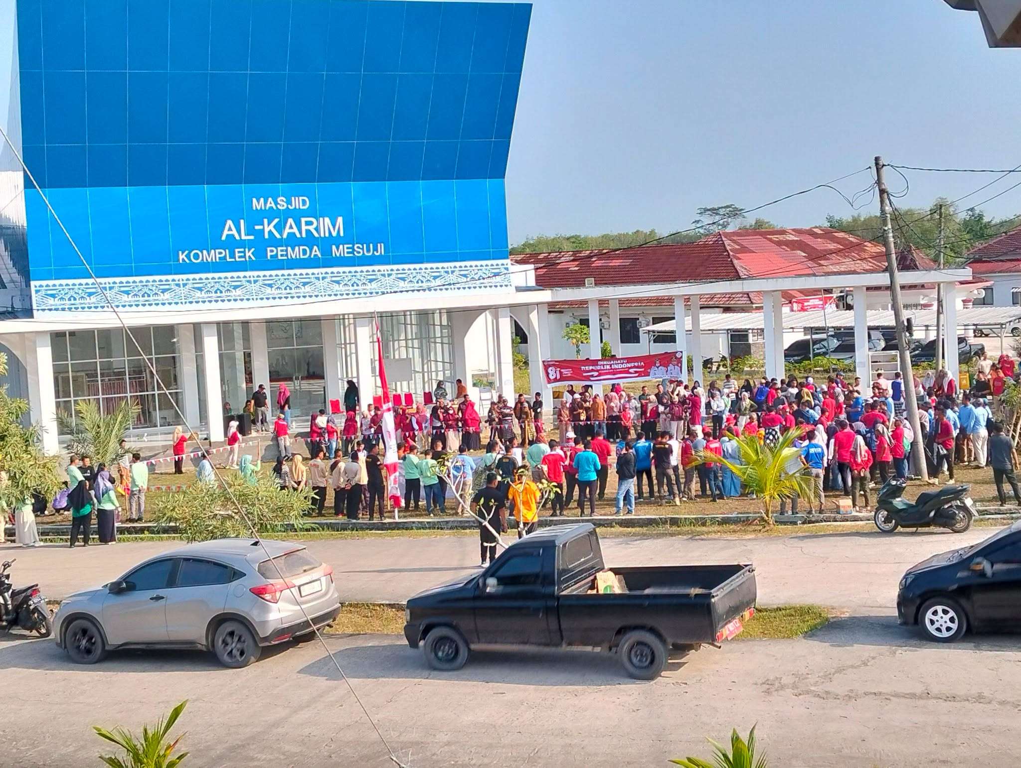 Lomba permainan Rekak dalam memeriahkan HUT ke-81 RI tahun 2026