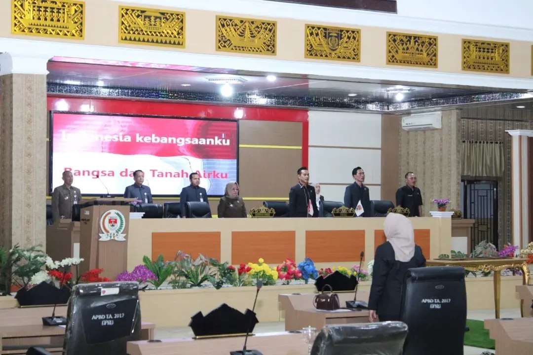 Rapat Paripurna Pembicaraan Tinakat ll Dalam Rangka Penandatanganan Persetujuan Bersama Nota Kesepakatan Ranperda Tentang Pertanggungjawaban Pelaksanaan Anggaran Pendapatan dan Belanja Daerah Kabupaten Mesuji Tahun Anggaran 2025