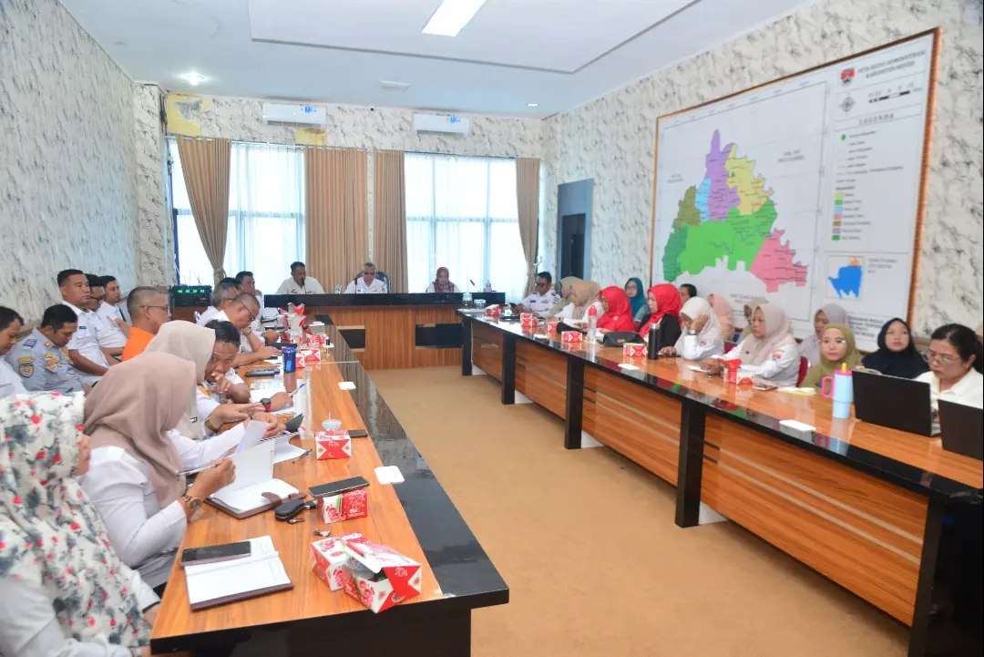 Rapat Persiapan Kunjungan Ketua TP PKK Provinsi Lampung ke Desa Muara Tenang.