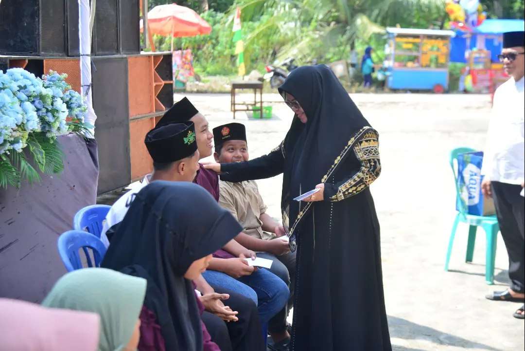 Penqaiian Santunan Anak Yatim Memperingati Tahun Baru Hijriyah 1448 H Masjid Miftahul Janah