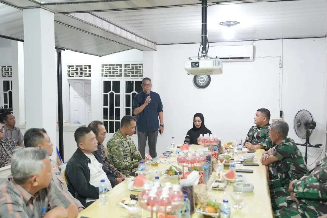 Bupati Mesuji Hj. ELFIANAH, S.E., M.IP Beserta Jajaran menerima Audiensi dan Kunjungan Tim Karhutla Mabes TNI