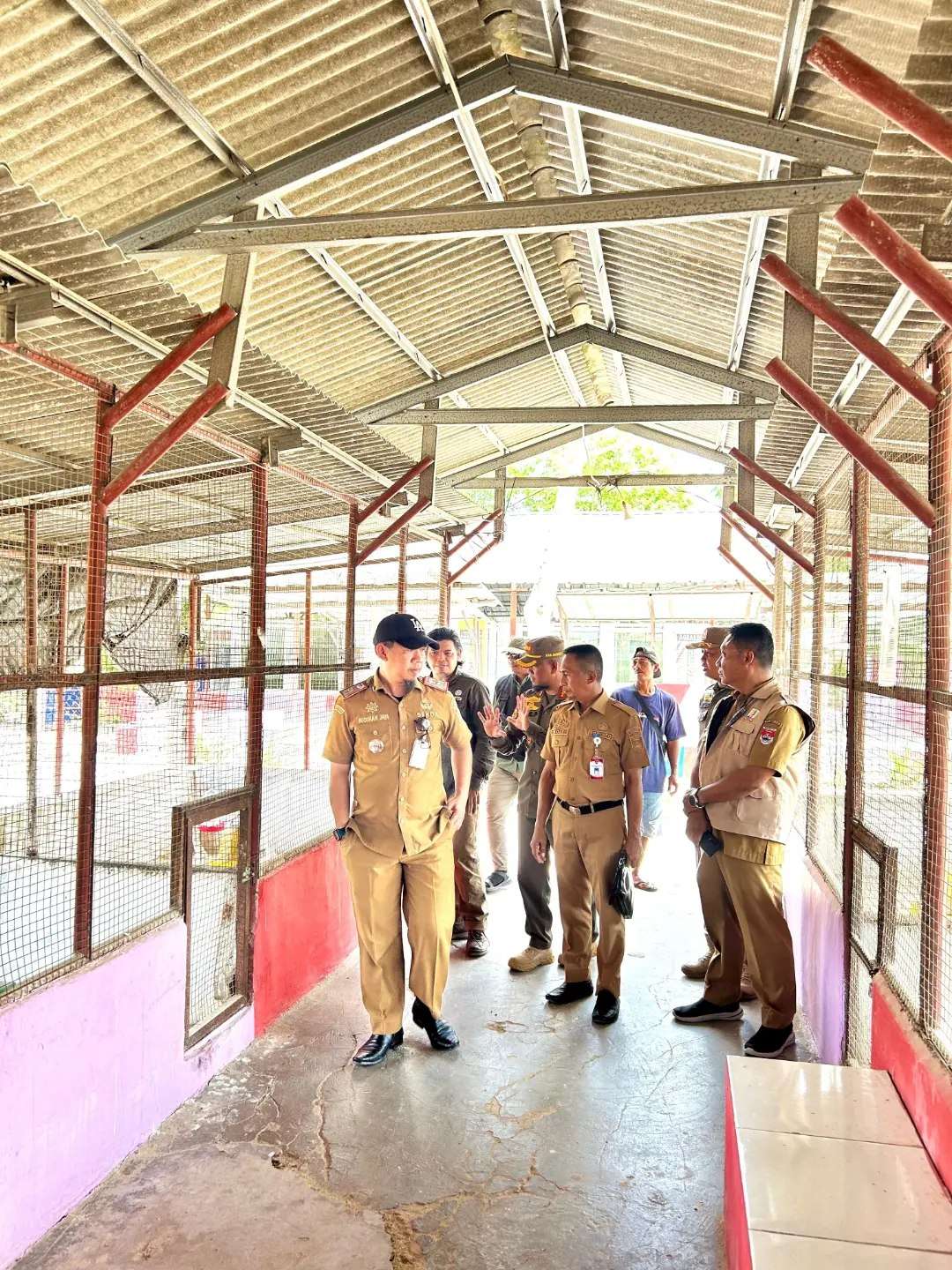 Kunjungan tim BKSDA Lampung Bengkulu di dampingi oleh Sekdakab Mesuji dan beberapa kepala perangkat daerah